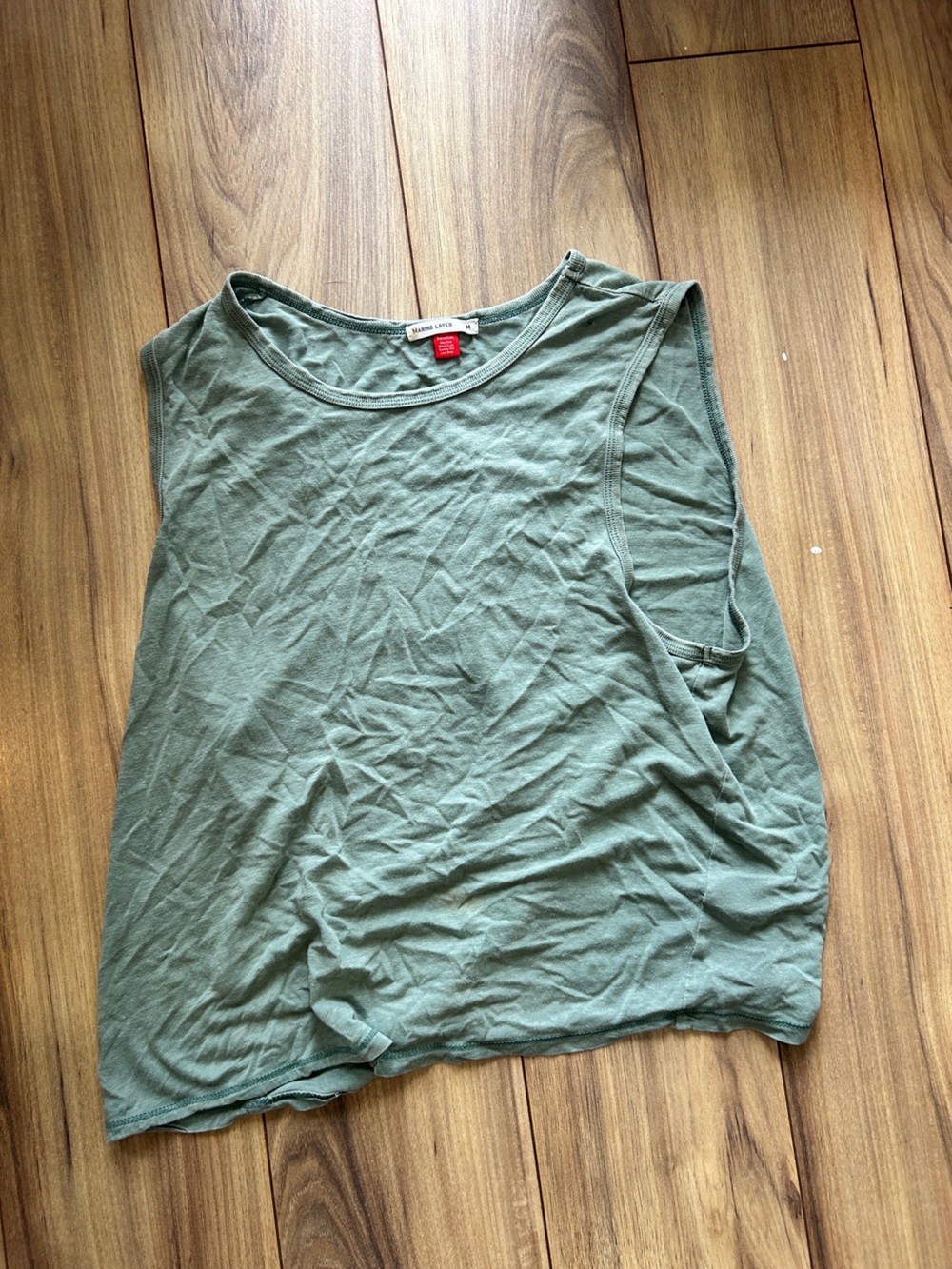 Marine Layer Olive Green Sleeveless Tank Top
